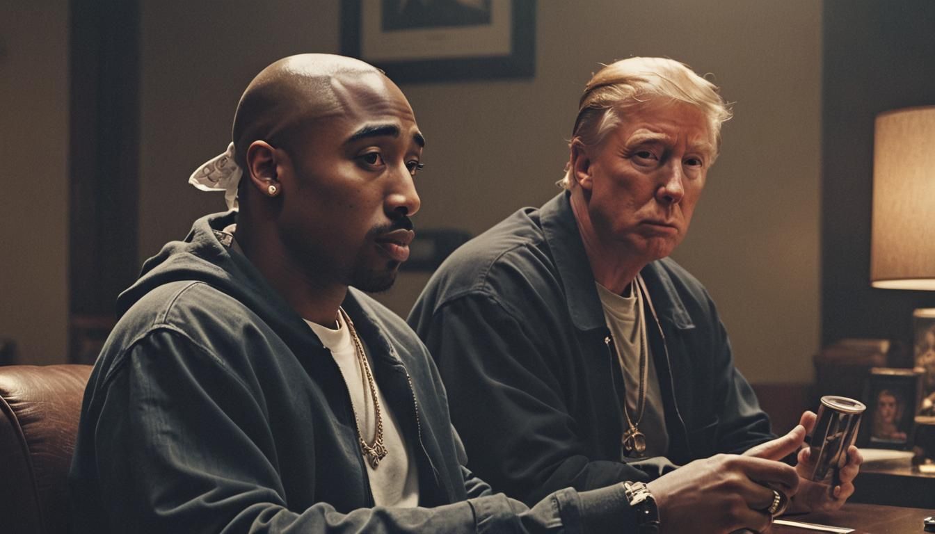 Tribute to a Legend: 2Pac Watches Trump's Speech in Cinemati...