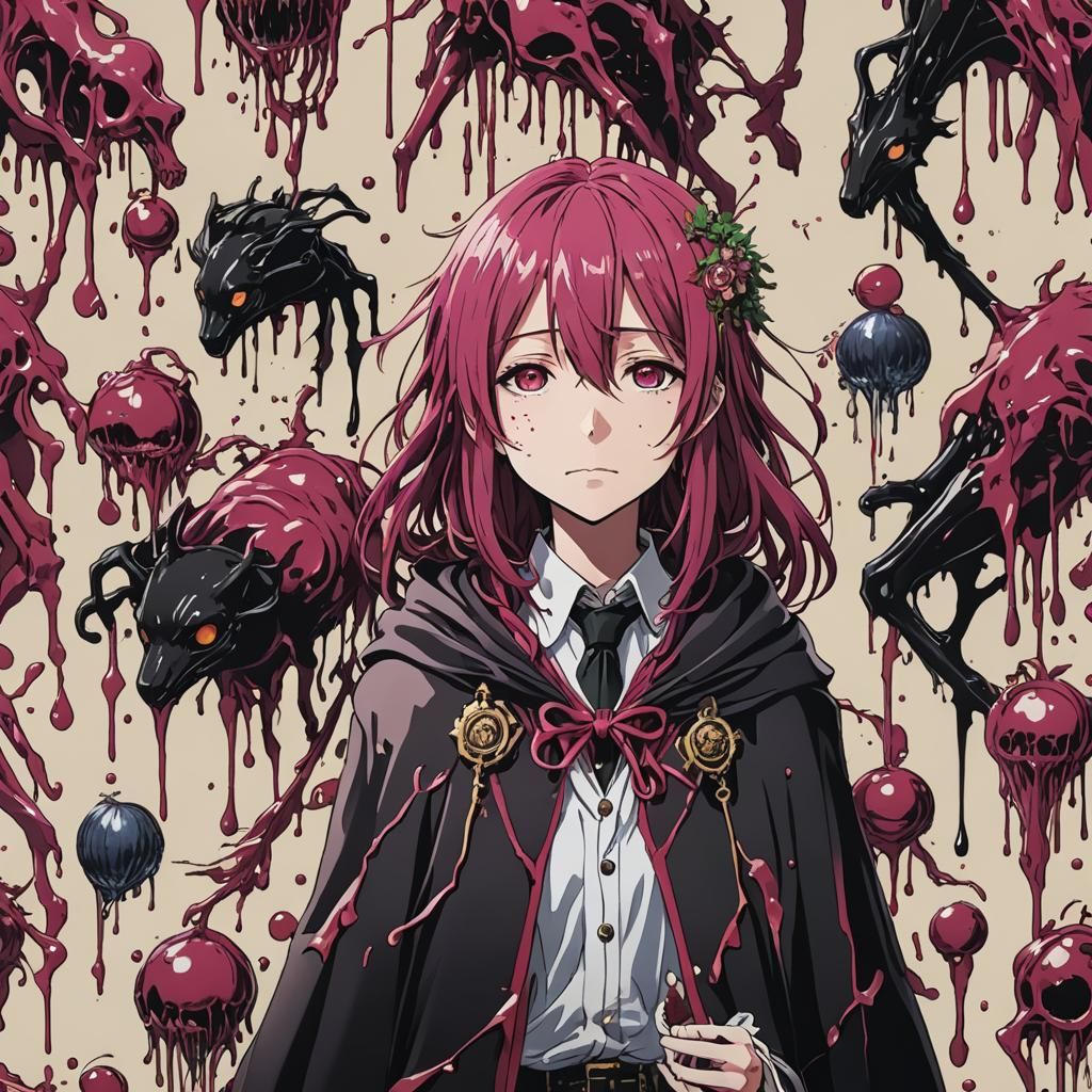 Magenta Ancient Magus Bride Inspired Vision