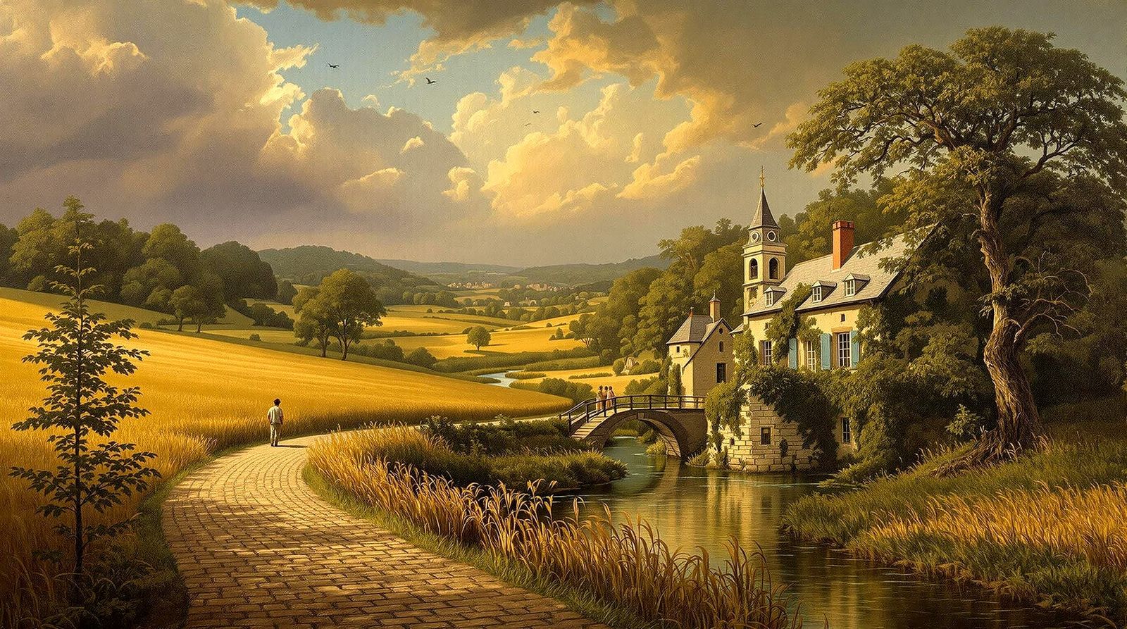 A Majestic French Village in Nature"