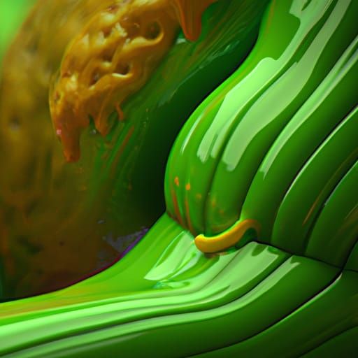 Fantastical Slime Concept Art in Deep Color