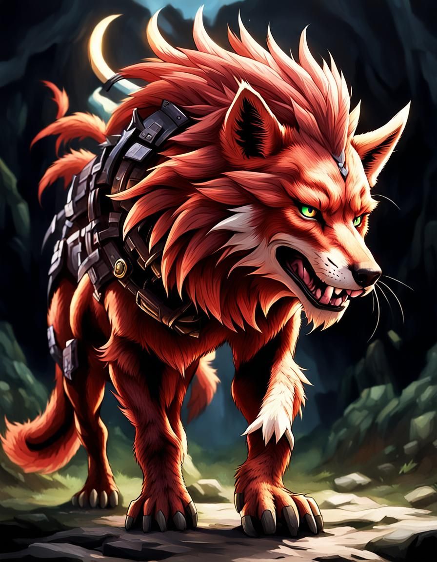Majestic Red XIII Portrait