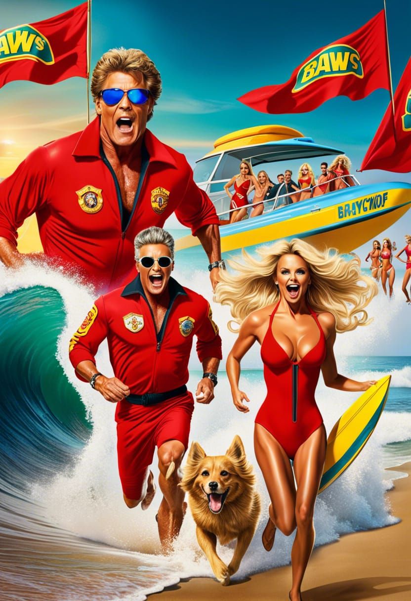 Baywatch , a tribute to the 80s classic