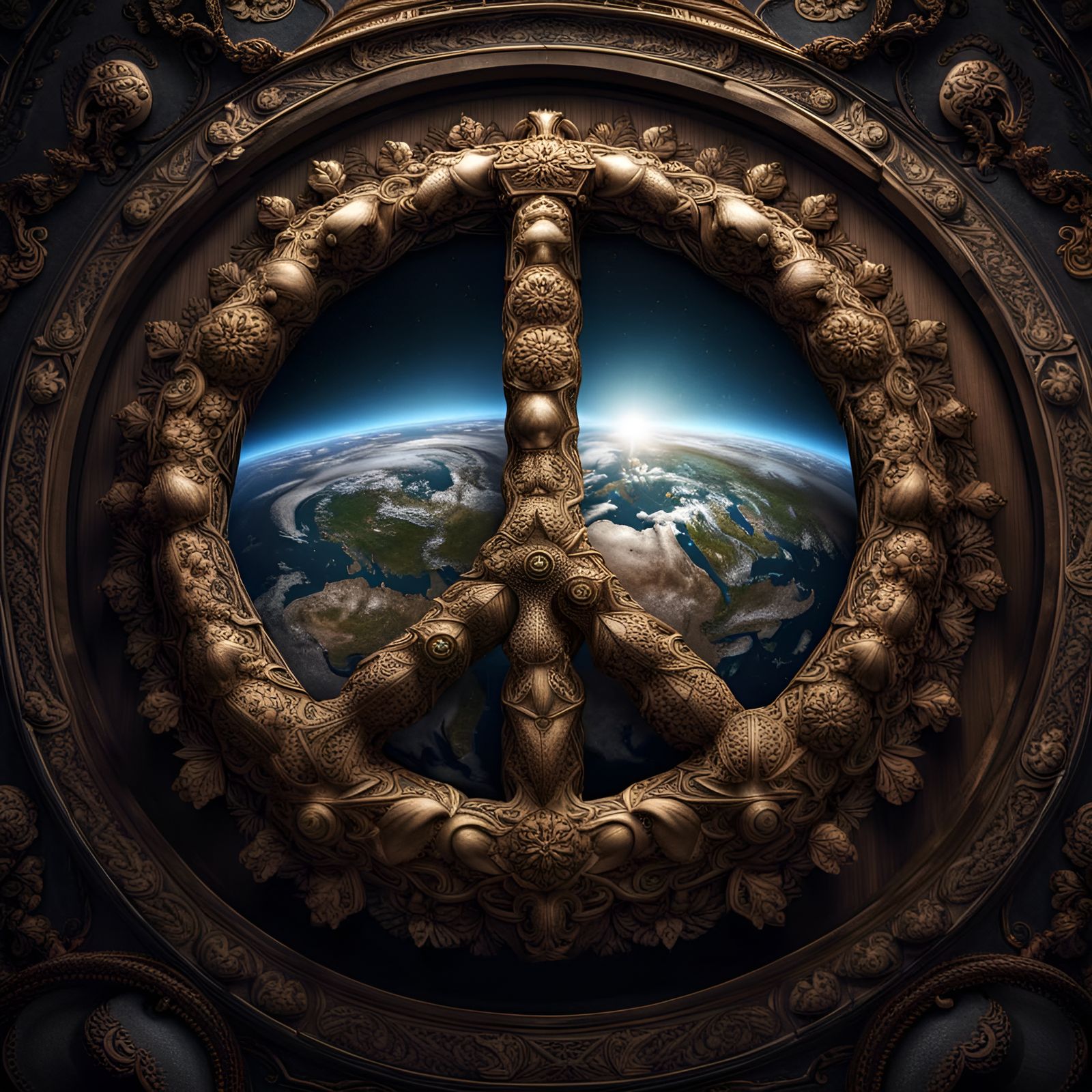 Hyperrealistic Peace on Earth for All Nations