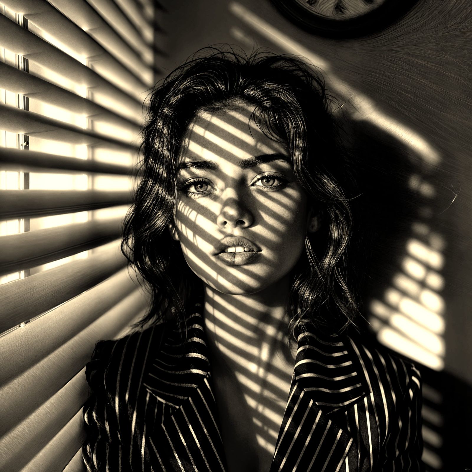 Latina Beauty in Warm Afternoon Light