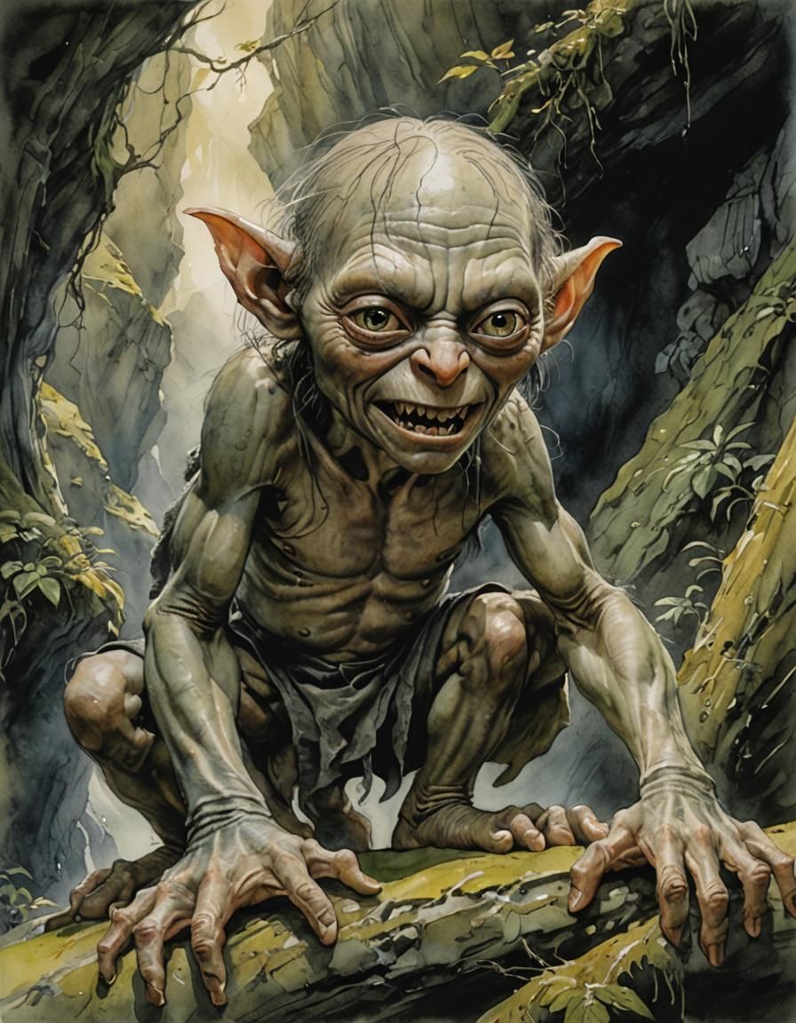 Nasty Bagginses... We hates it, we hates it FOREVER!