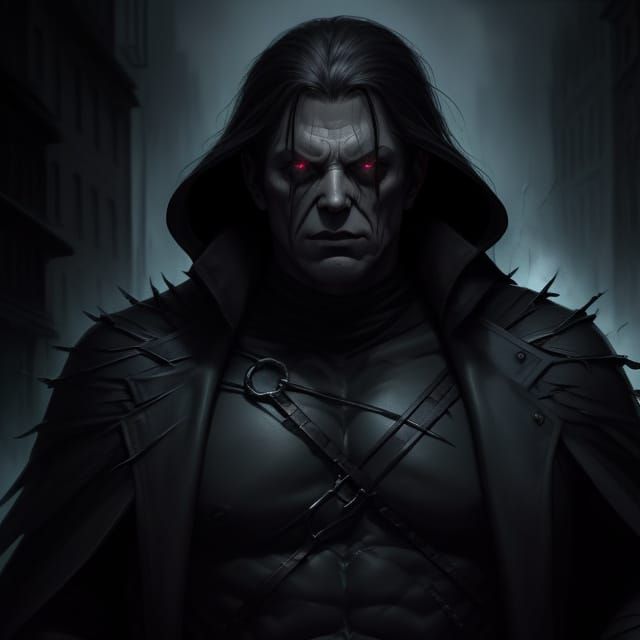 Gothic Masterpiece in Dark, Sinister Style