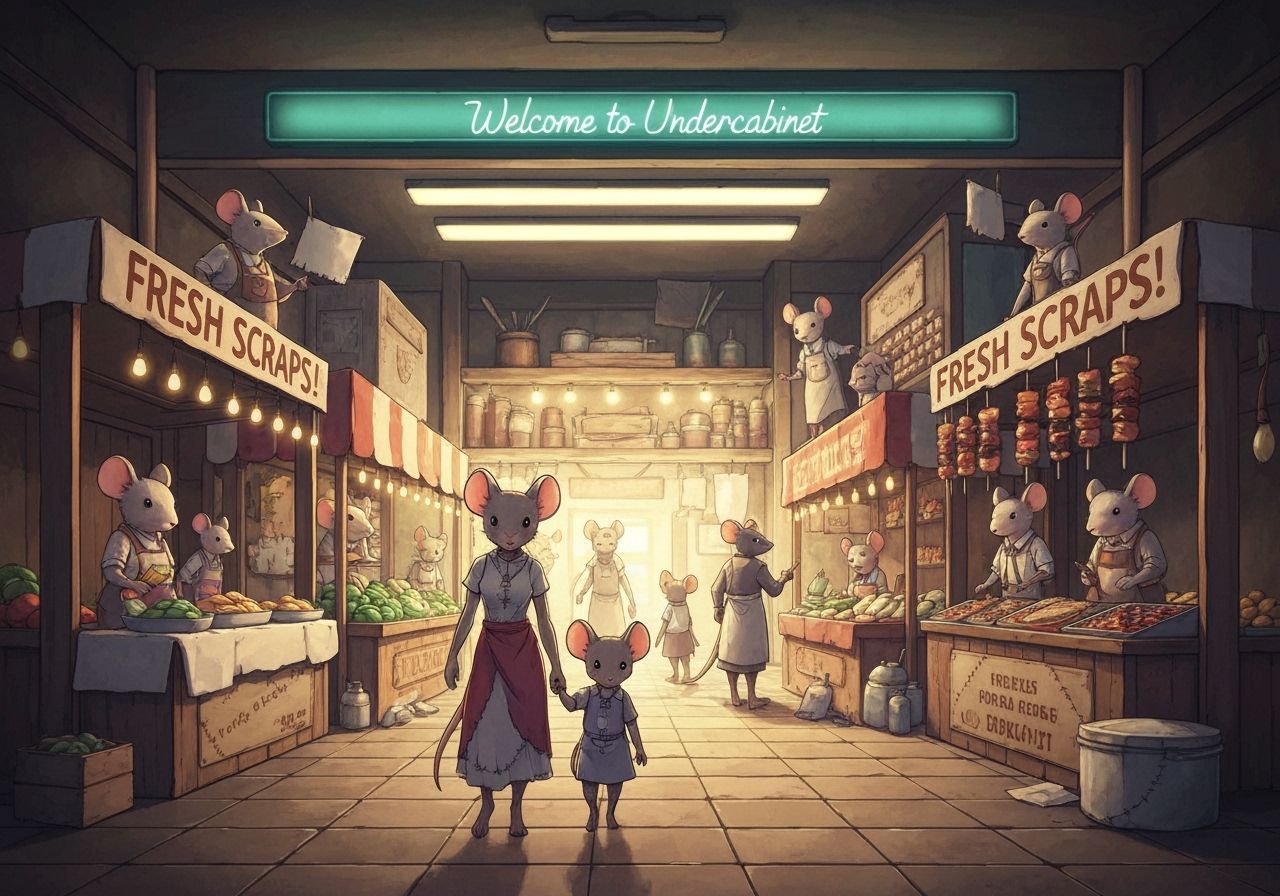 Anthropomorphic Mice Market in Anime Style