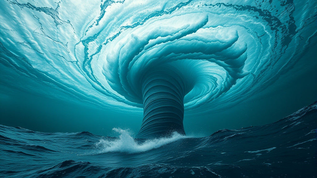 Tornado's Fury: A View from the Sea