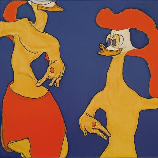 Donald Duck and Trump Flamenco Dance