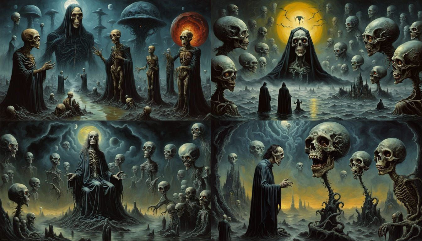Gothic Horror World of Alien Origin