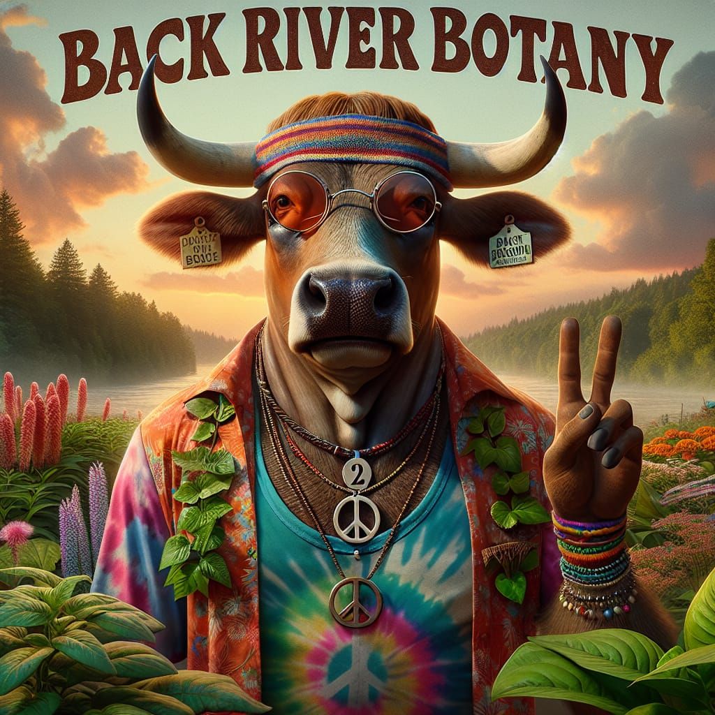 Hippie Bull Celebrates Summer in Matte Painting