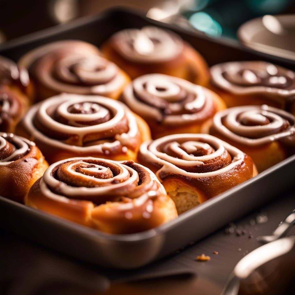 Sumptuous Cinnamon Buns with Luxurious Icing