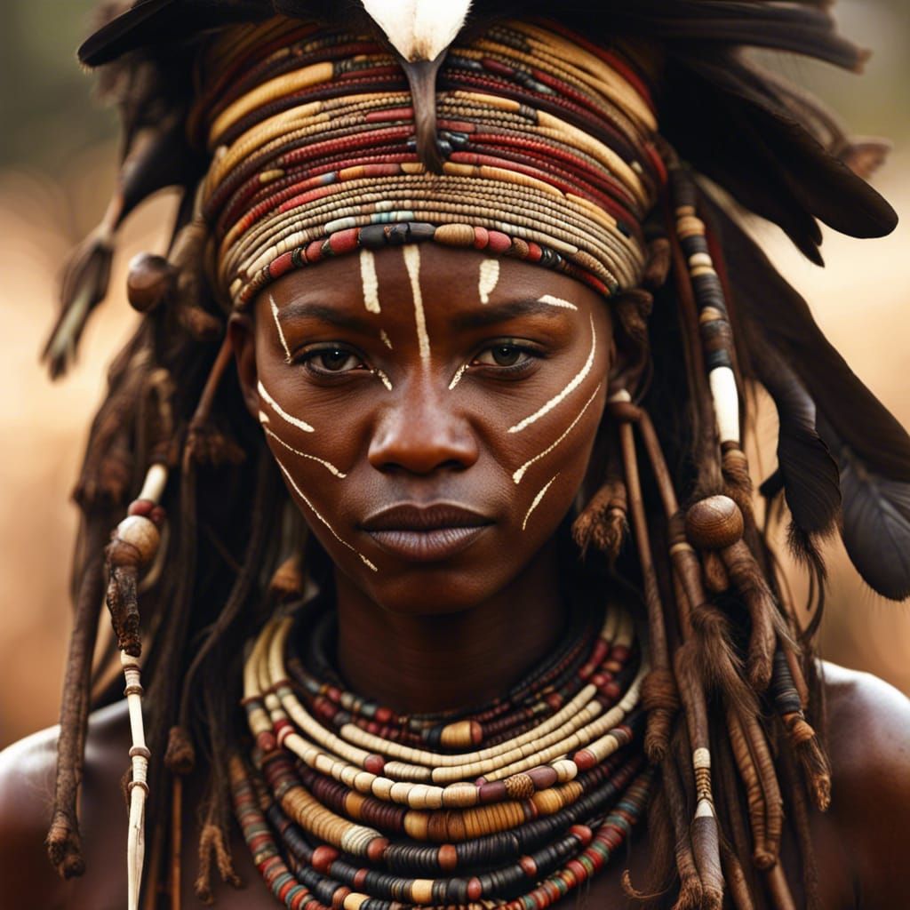 Portrait of African Tribe