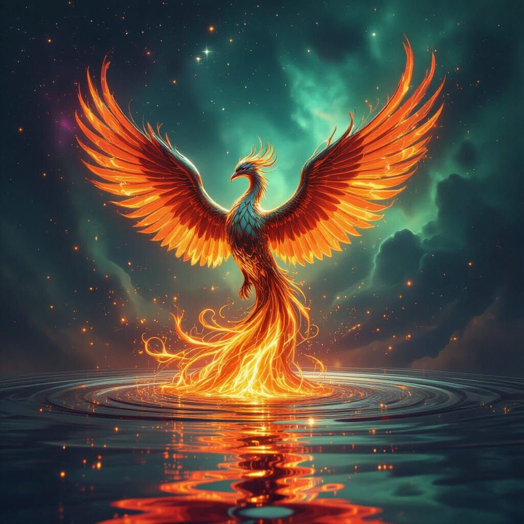 Liquid Metal Phoenix Erupts in Cosmic Galaxy