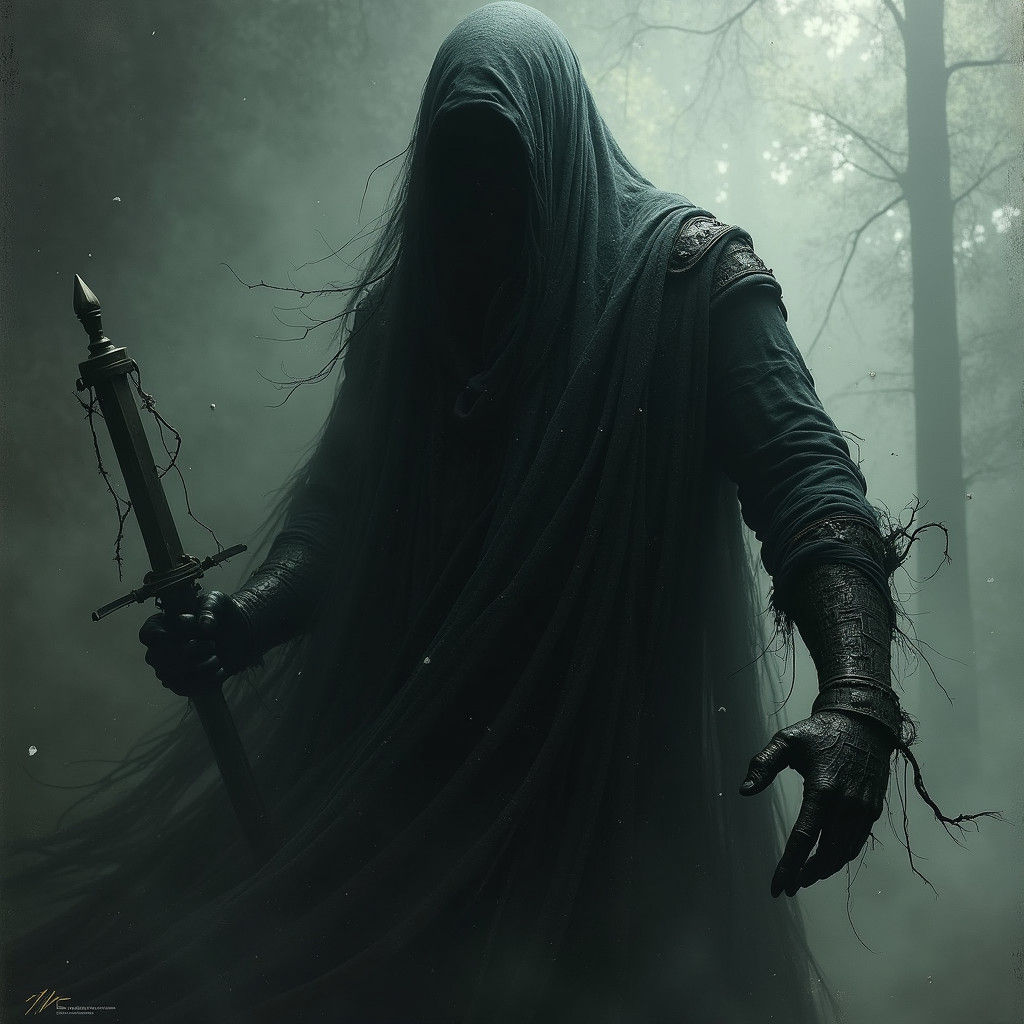 The medieval dark knight