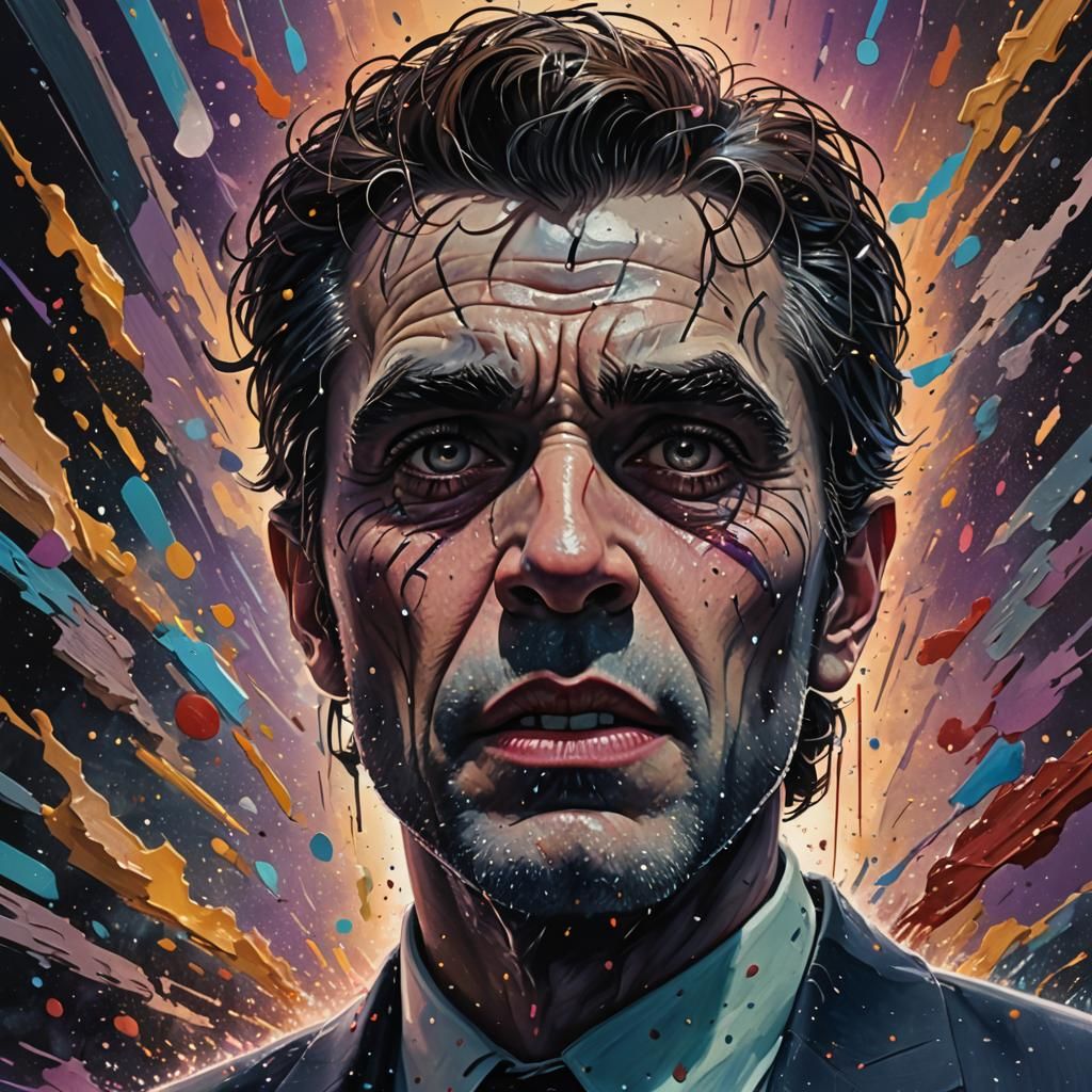 Hyperrealistic Twilight Zone Splash Art