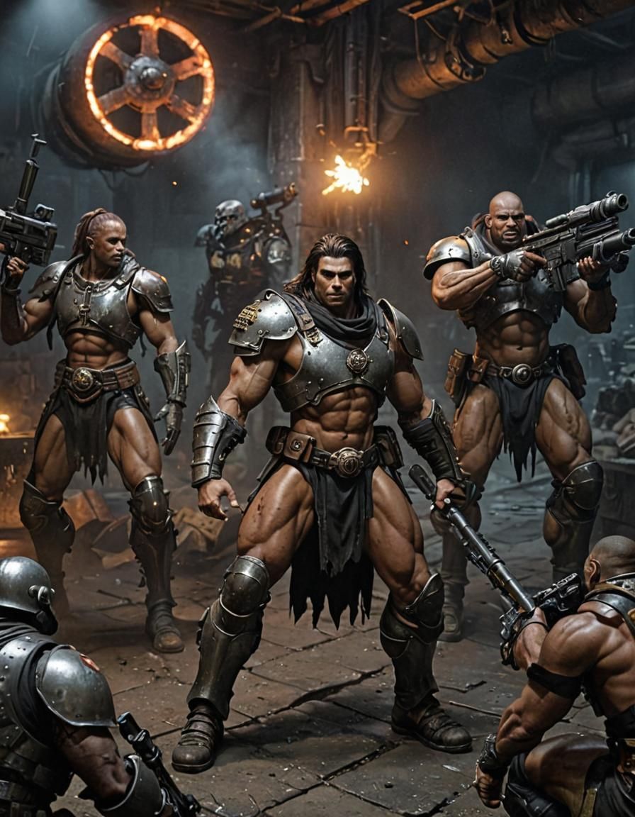 Goliath Gangers in The Necromunda Underhive