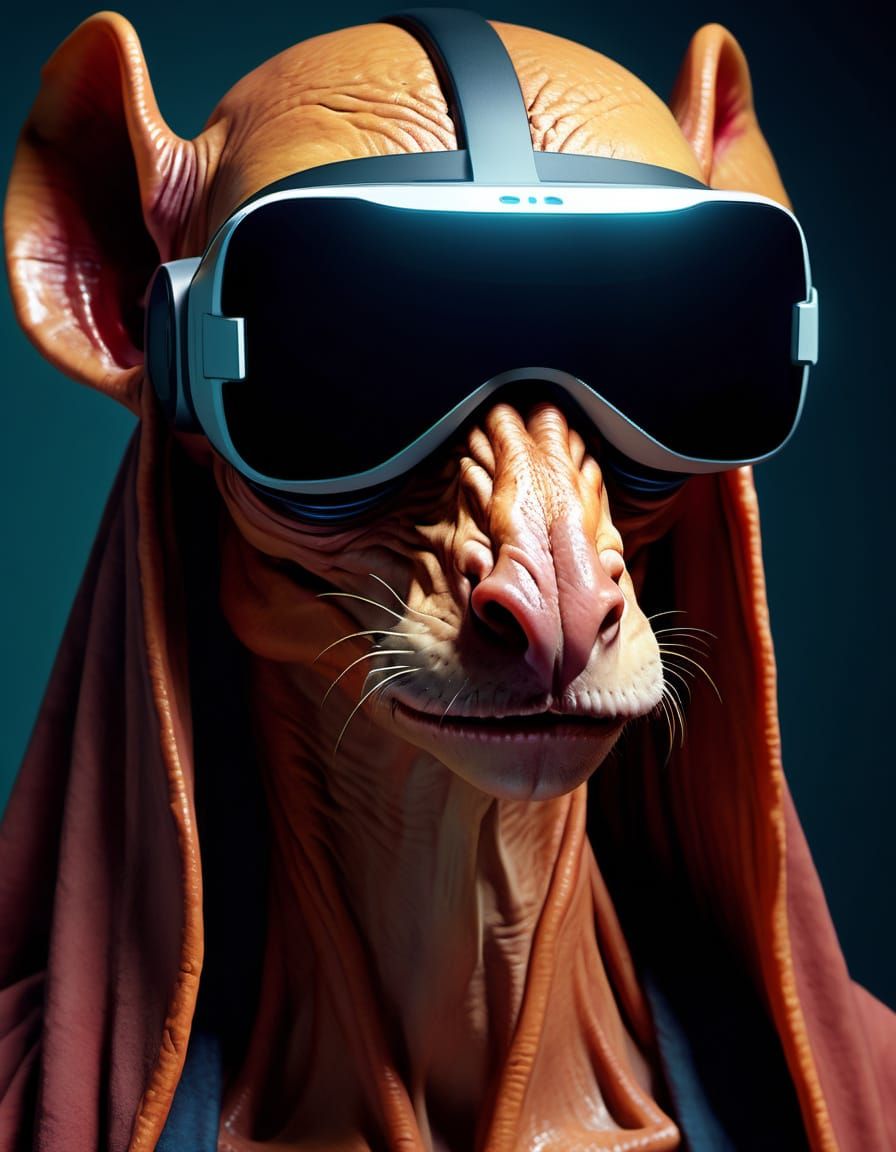 Jar Jar Binks in Eerie VR Nightmare