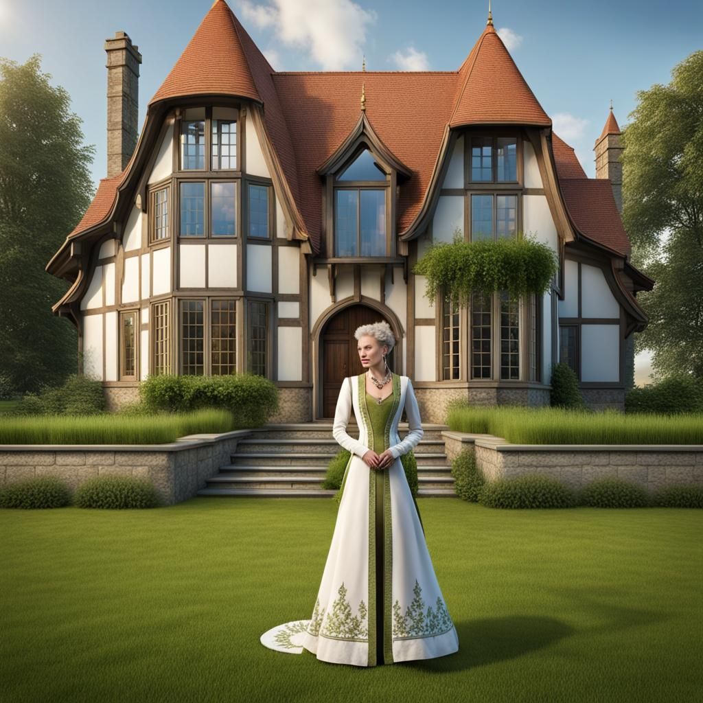Modern House with Medieval Queen