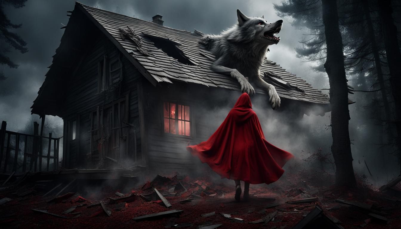 The Big Bad Wolf was even bigger than she had expected.