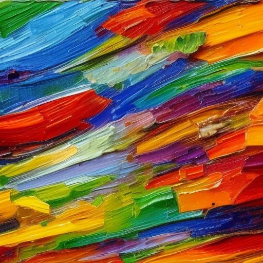 Expressive Food Still Life in Impasto Oil Painting