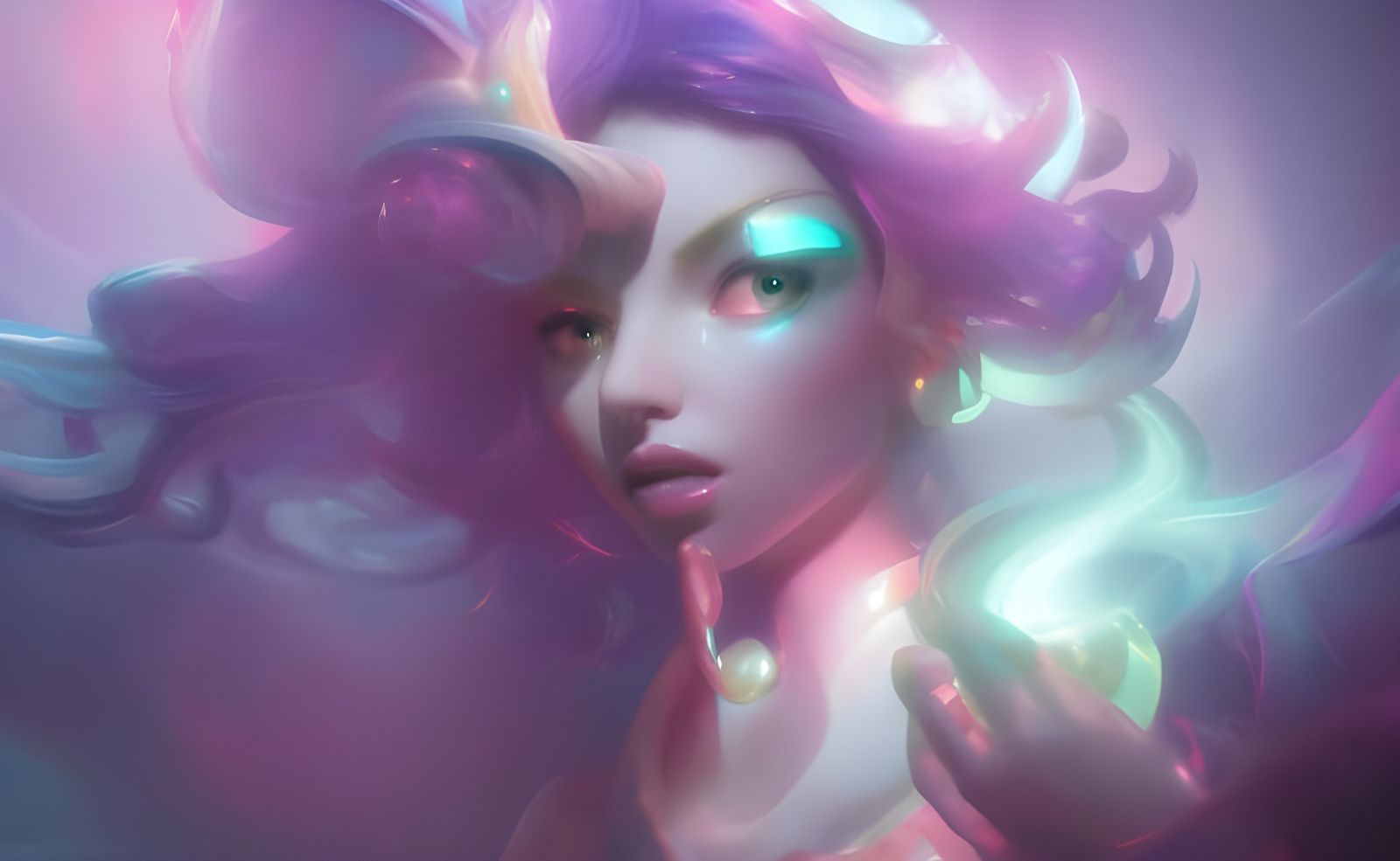 Psychedelic Qubits in Abstract 3D Landscape