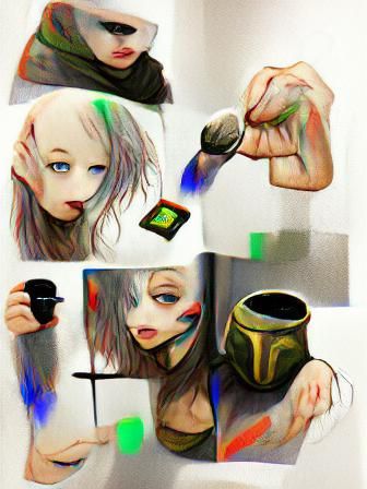 Fantasy Digital Art Fusion of Gaming and Metal