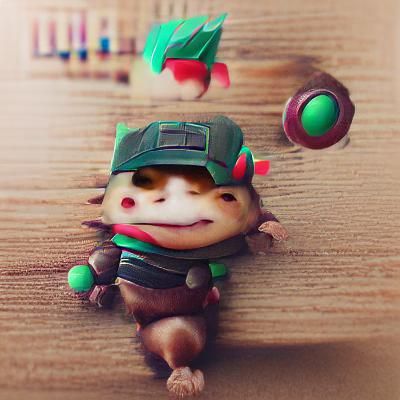 Cute Teemo Character Illustration
