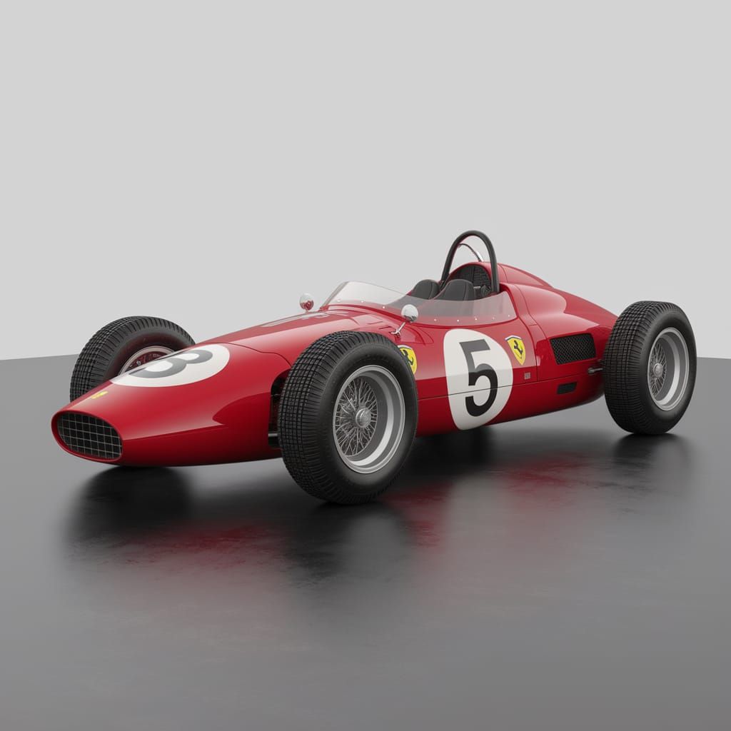An ultra-detailed, ultra-realistic image of a Ferrari race c...