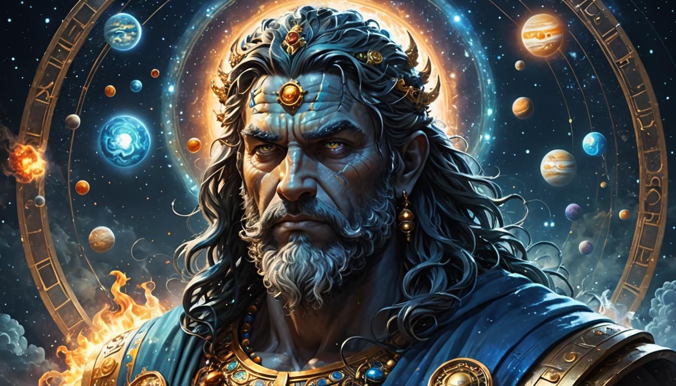 A fictional male god who is a rational man, lives in Jupiter...