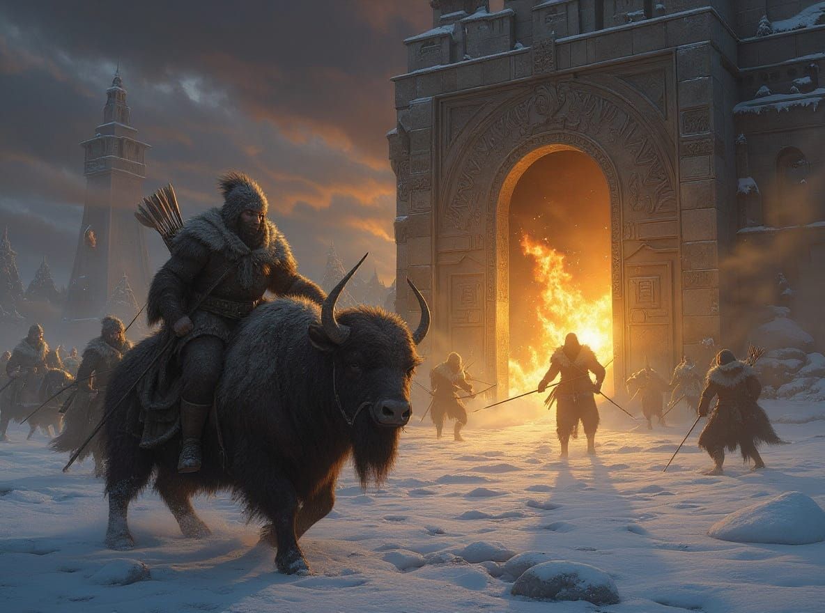 Twin portal on a twin world.