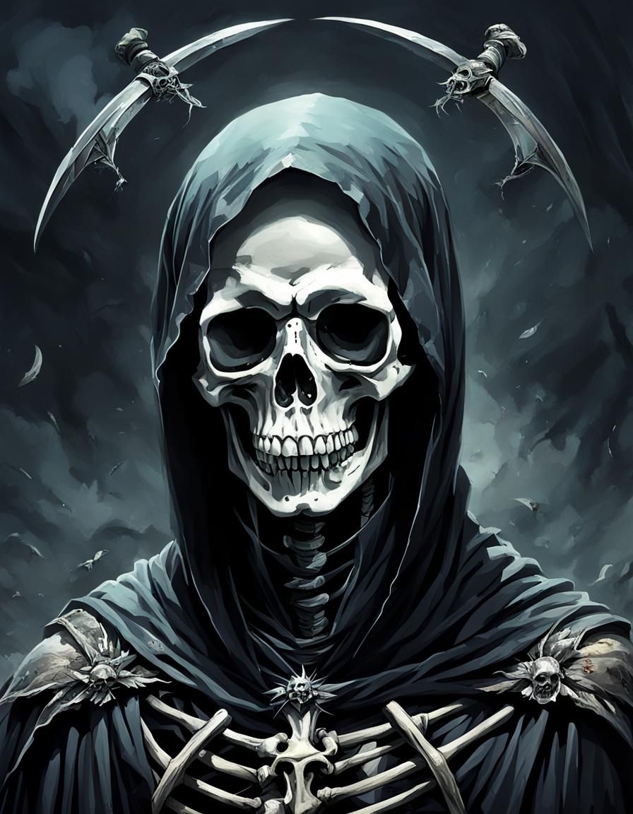 Abstract AI Image of Death