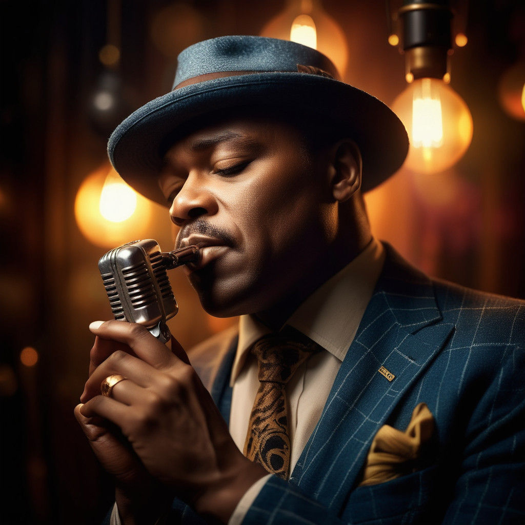 Harlem Renaissance Bird Harmonica Masterpiece