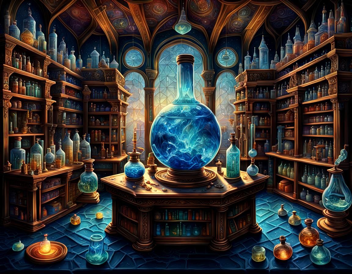 The Alchemists Lab Creation In A Bottle