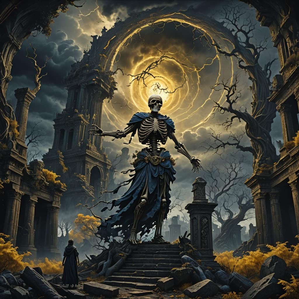 Gustave Dore Inspired Dark Fantasy Concept Art