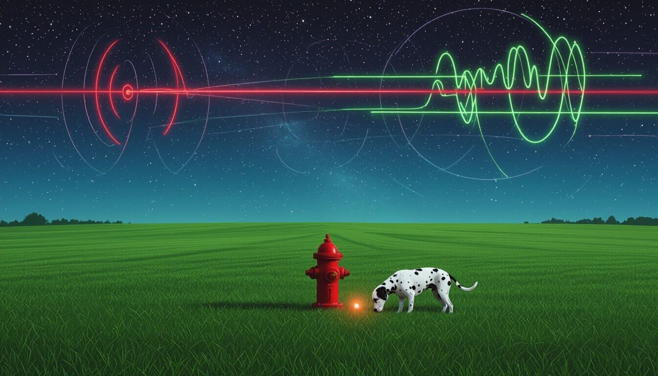 Cosmic Tribute to Rush Signals with Surrealism
