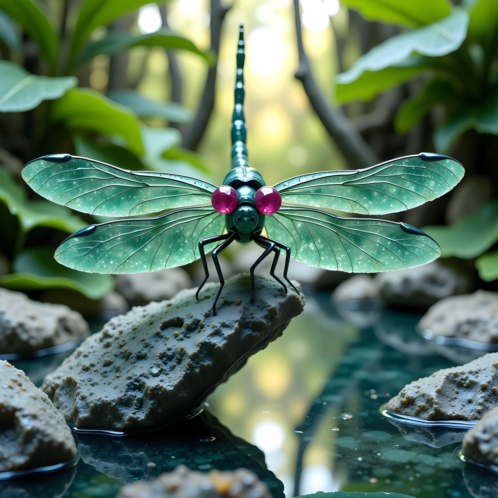 Ruby/Malachite Dragonfly 