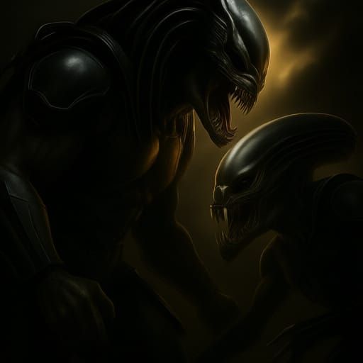 Predator vs Xenomorphs Movie Poster