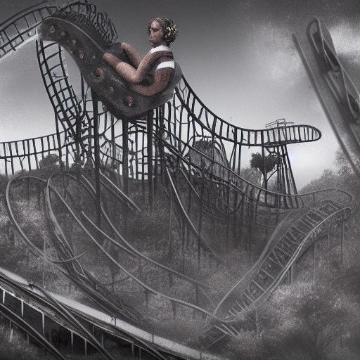 Terrifying Roller Coaster in Abandoned Eldritch Park