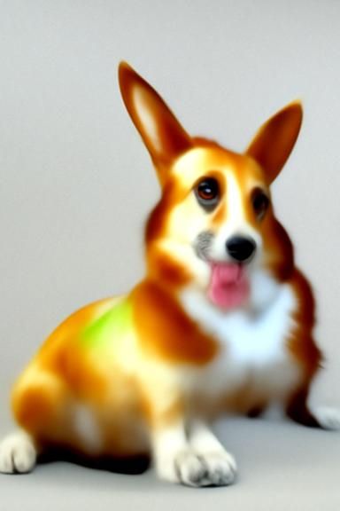 Hyperrealistic Corgi Photoillustration in 8K