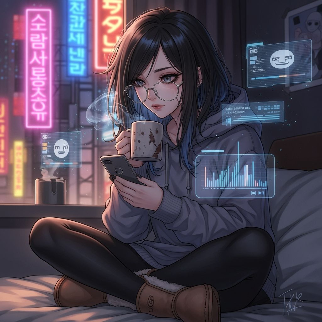 Saeko the Digital Witch Anime Art