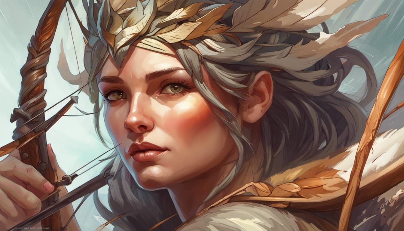 Artemis, Goddess of the Hunt Portrait