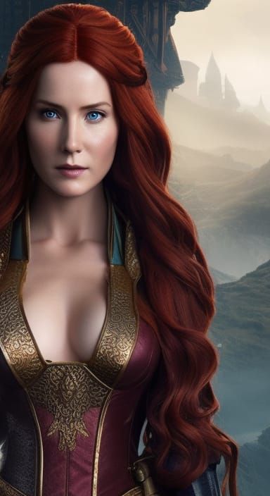 Bridget Regan as Triss Merigold in Witcher Style