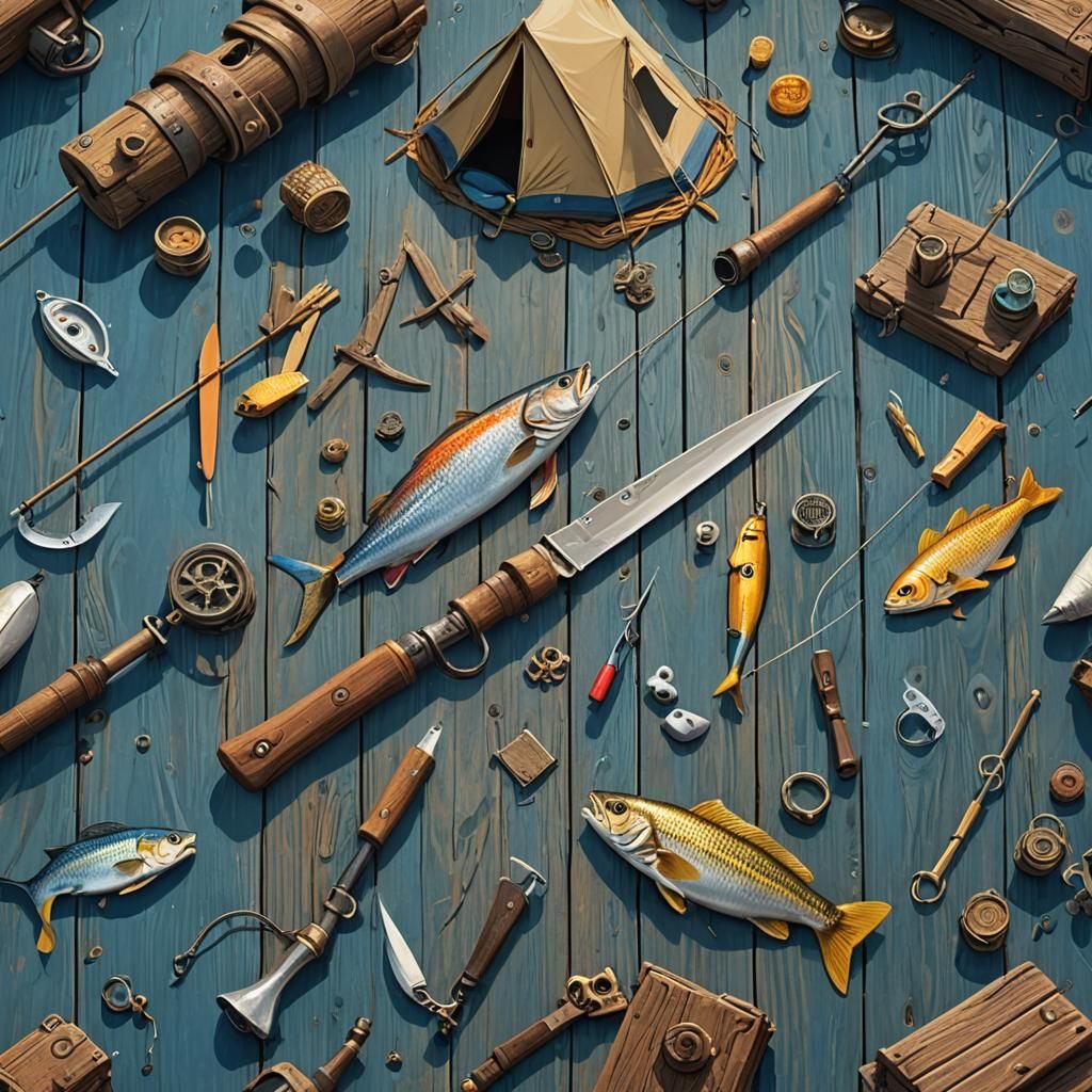 Fantastical Sign with Symbols, Matte Painting