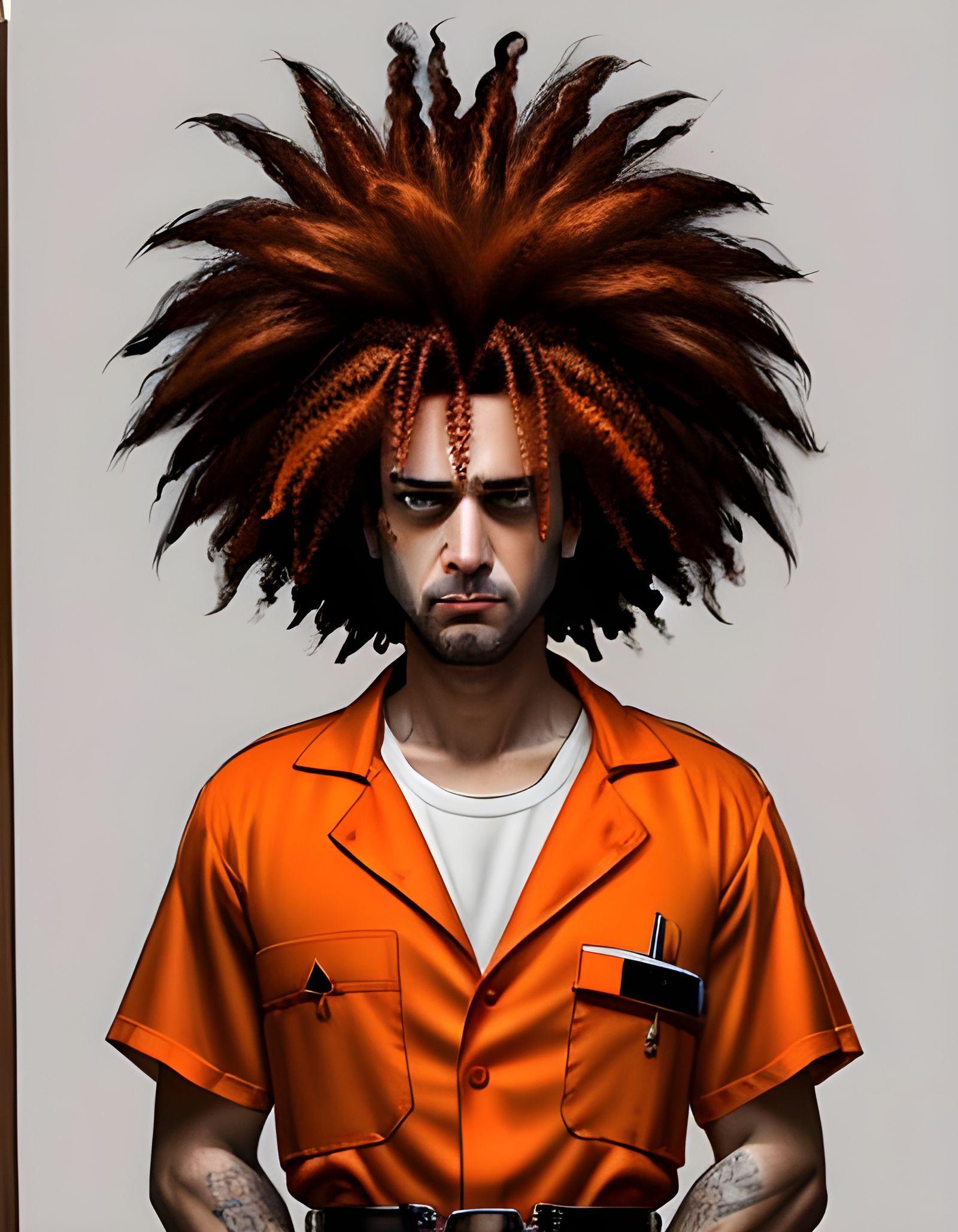 Sideshow Bob courtroom sketch