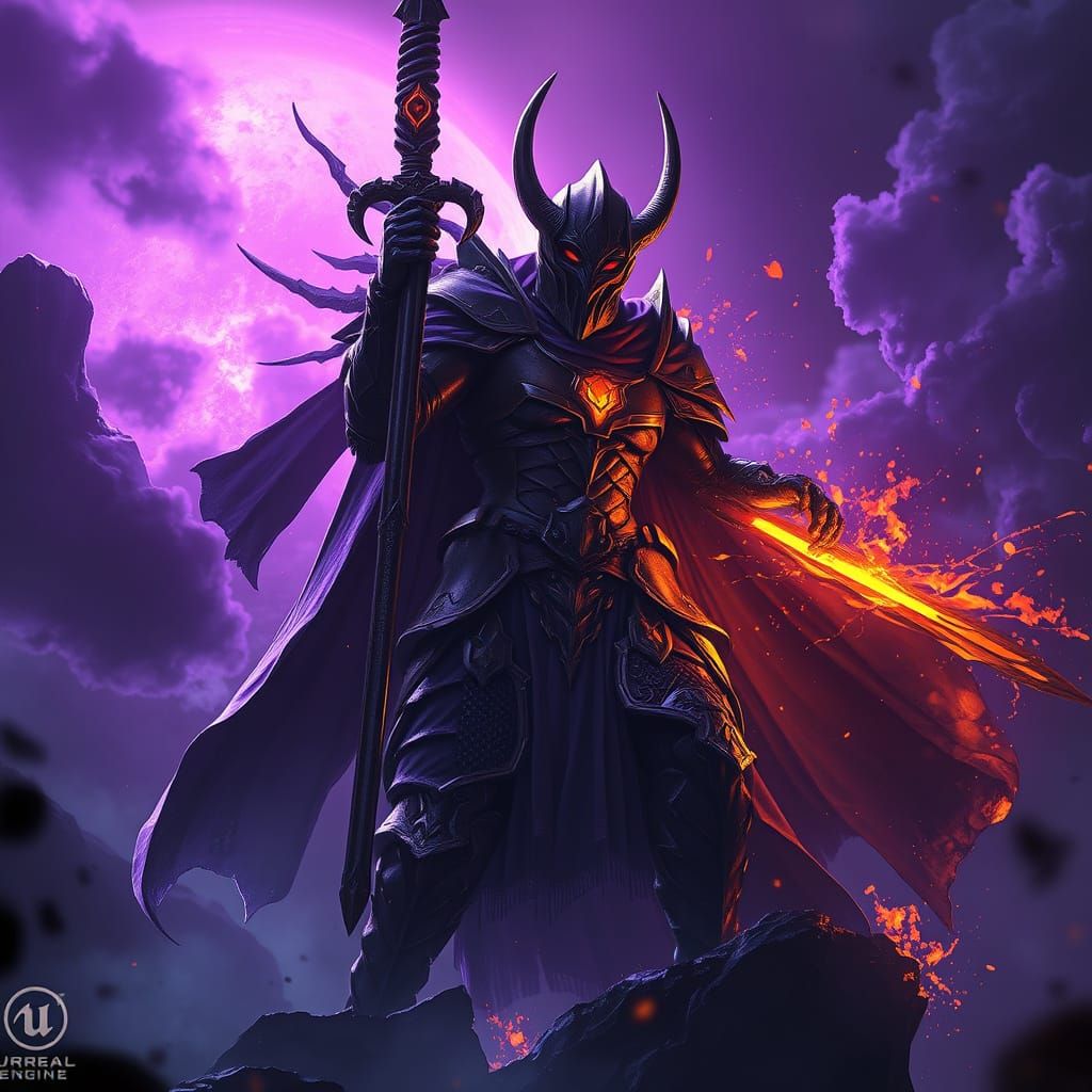 Dark Fantasy Masterpiece: Epic Battle Scene