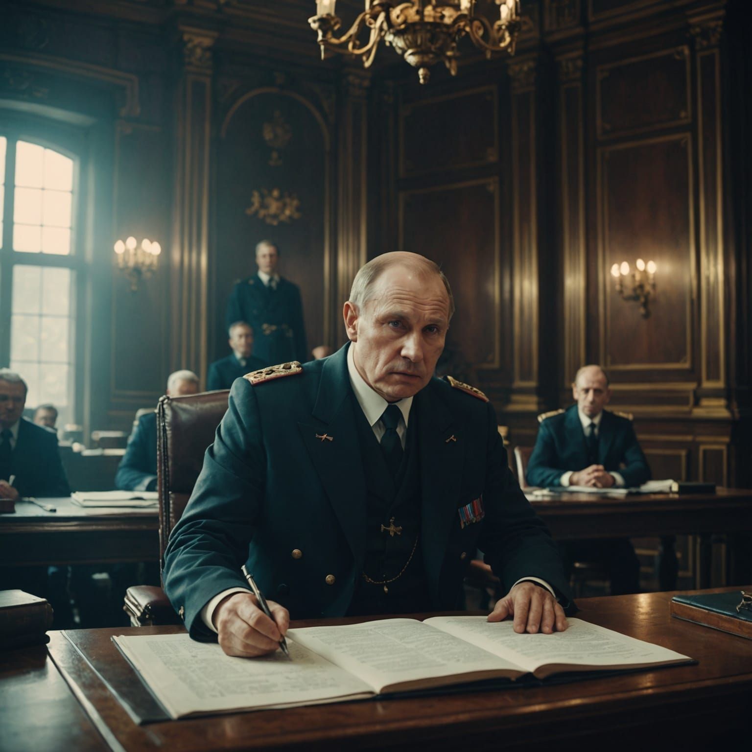 Cinematic Film Still of Russian Civil Procedure Code