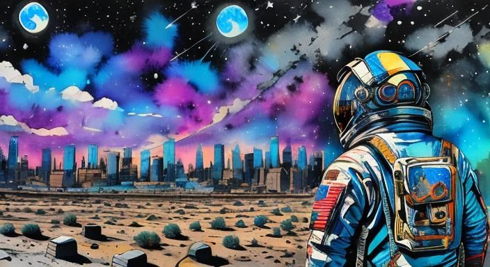 Jim Morrison Portrait in South Los Angeles Graffiti Art