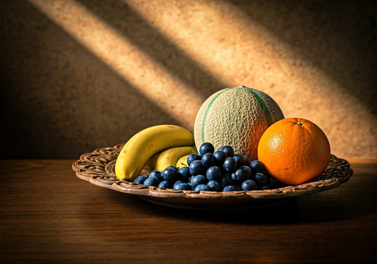 Dutch Master Inspired Fruit Still Life