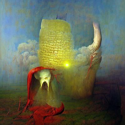 Demonic Pan God in Renaissance Style